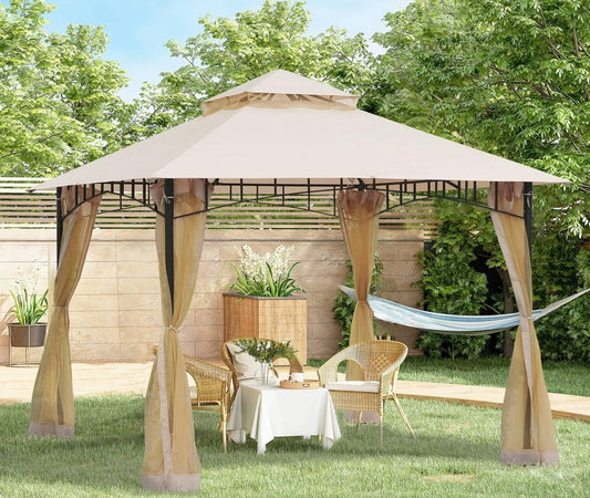 New Soft Top Steel Gazebo 10' x 10'