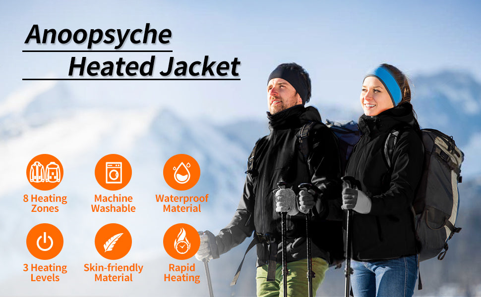 Anoopsyche USB Rechargeable Heated Jacket