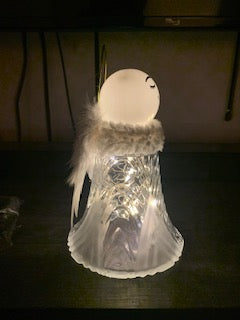 Lighted Glass Angel