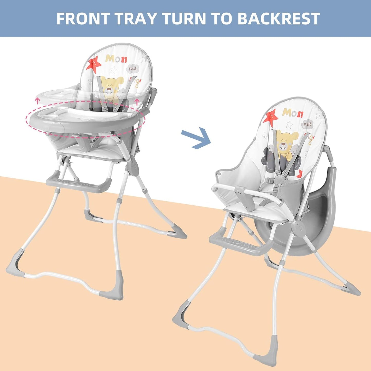 LIVINGbasics Eat & Grow Convertible High Chair