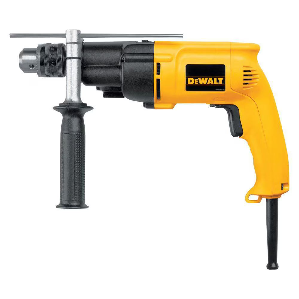DEWALT 7.8 Amp 1/2-inch Variable Speed Reversing Dual-Range Hammer Drill with kit box