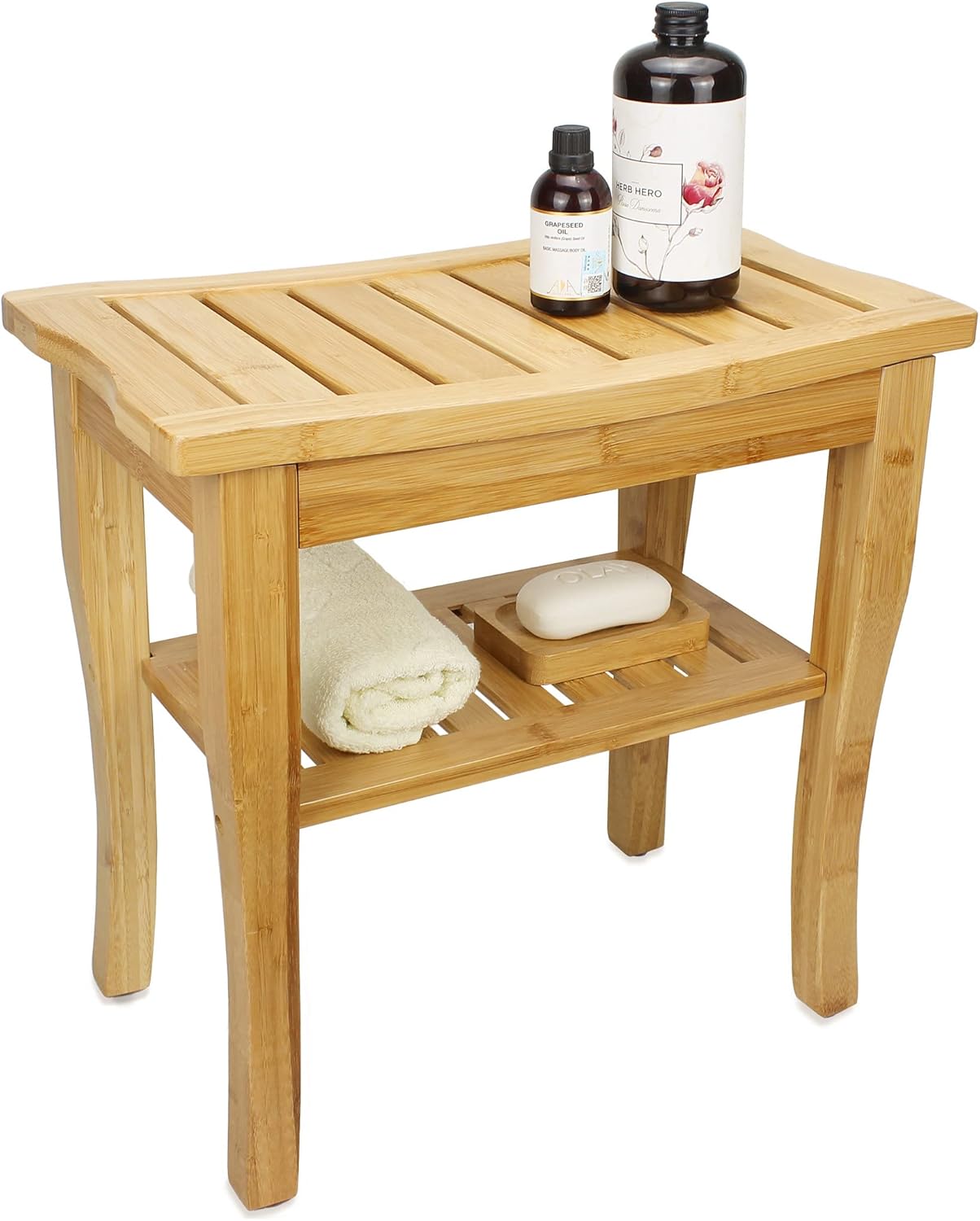 Bamboo Shower Bench