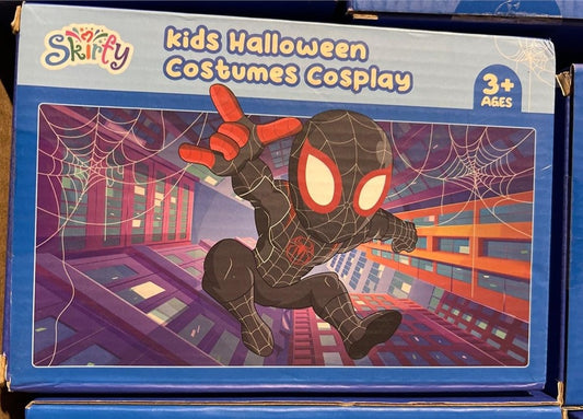 Skirfy Kids Halloween Spider Cosplay Costume & Web Shooters Toy
